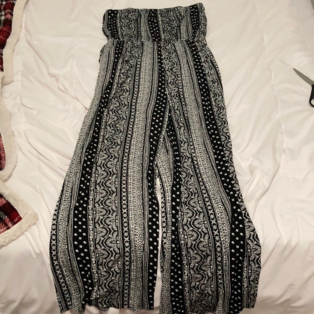 Black and White Design Romper